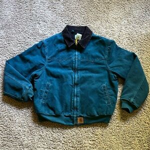 Vintage Teal Santa Fe Carhartt Jacket